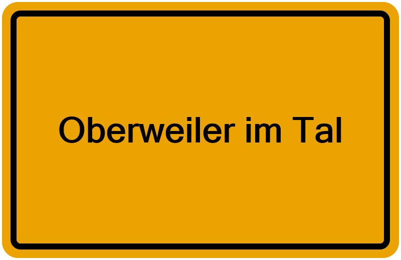 Handelsregisterauszug Oberweiler im Tal